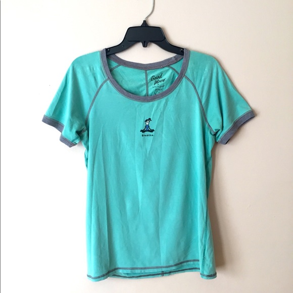 Life Is Good Tops - Life is Good “Breathe." Yoga Tee